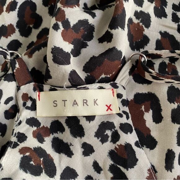 Stark X Animal Print Racerback Tank Size M - Picture 4 of 8
